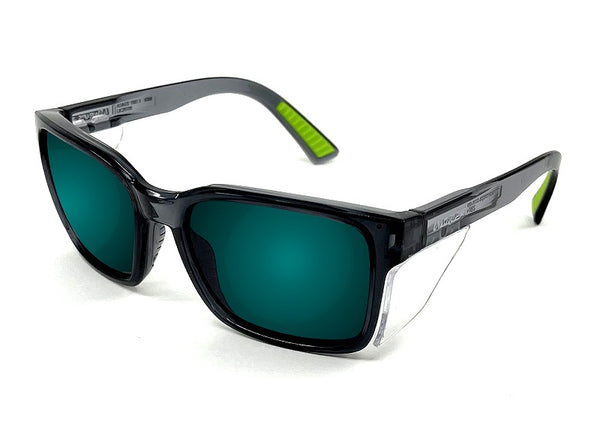 UV Wraps 6206 Safety Sunglasses - Dark Green Mirror (6206B-PCSM)